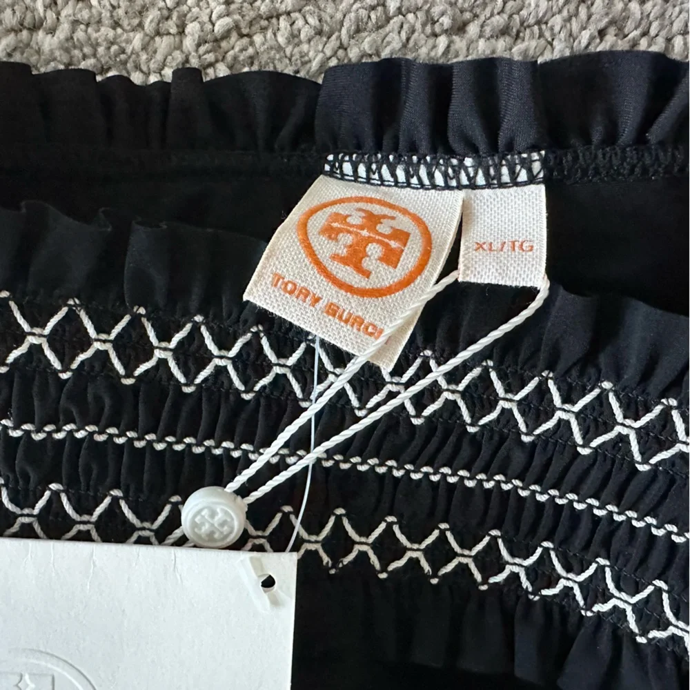 Tory Burch Womens Costa Hipster‎ Bottom Black XL